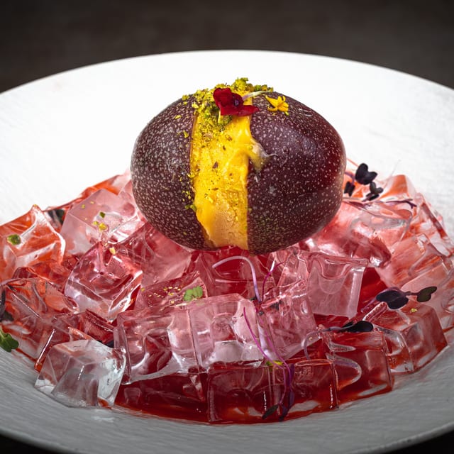 Passion fruit nest.