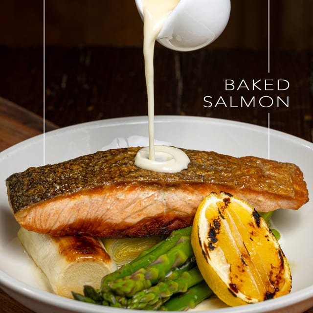 Baked Salmon.