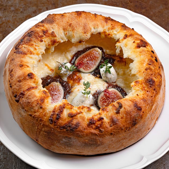 Khachapuri with Fig.