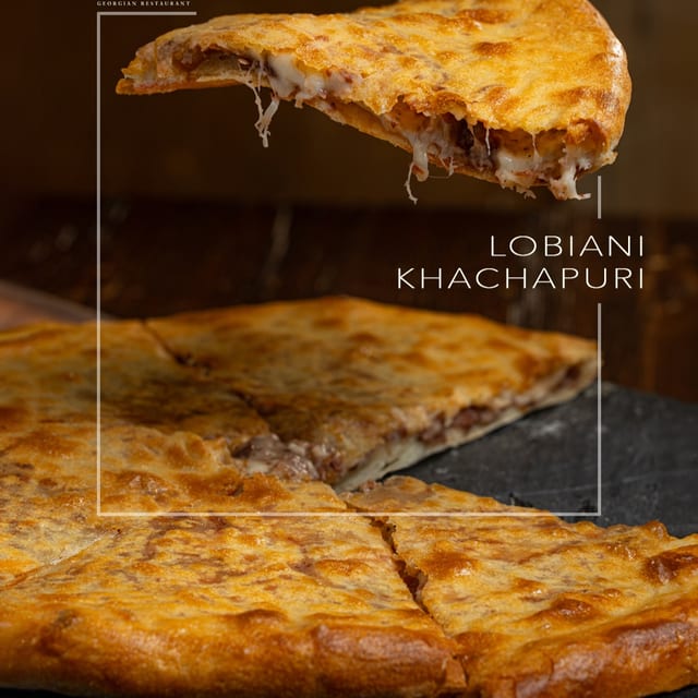 Lobiani With Cheese.