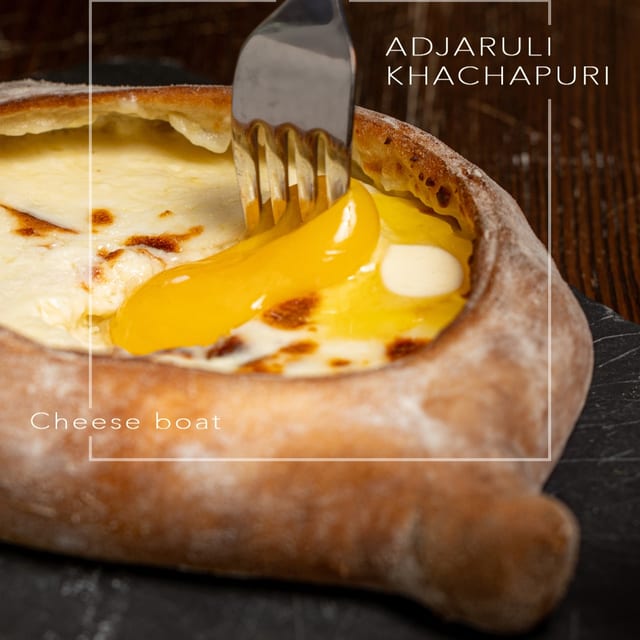 Adjaruli  With Spinach.
